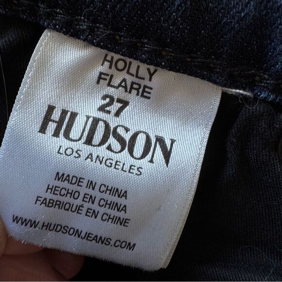 HUDSON Holly High Waist Flare Jeans In Vagabond Wash Size 27 - Picture 12 of 14